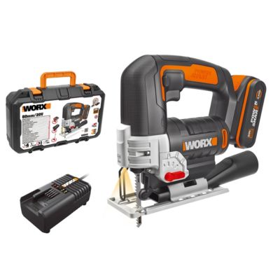 WORX Scie circulaire sans fil 20V WX543 max 80 mm Livrée avec batterie et chargeur