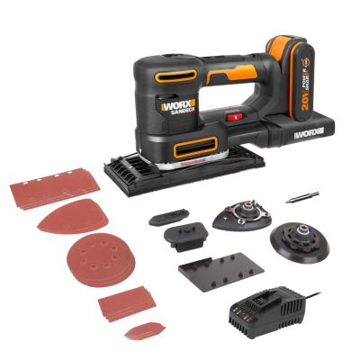 Ponceuse Worx WX820 Sans fil 20V 2.0Ah 5 en 1