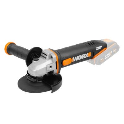 WORX Meuleuse d'Angle sans Fil 20V WX803.9 Disque 125 mm Multimatériaux Légère et Ergonomique Poignée Auxiliaire Sans Batterie ni Chargeur - vue 2