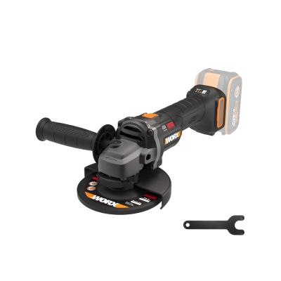 WORX Meuleuse d'Angle sans Fil Brushless 20V WX814.9 Disque 125 mm 8600 trmin Multimatériaux Livrée avec capot de protection Disque de meulage pour métal sans Batterie ni Chargeur - vue 2