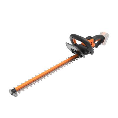 WORX Taille haies sans fil 20V WG264E.9 lame double action 56 cm écartement 20 mm poignée avant multipositions foureau de protection livré sans batterie ni chargeur