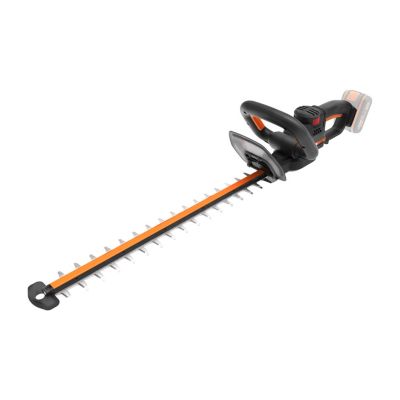 WORX Nitro Taille Haies sans Fil 20V WG263E.9 Lame Double Action de 56 cm écartement de 27 mm Moteur Brushless Léger et Ergonomique foureau de Protection Livré sans Batterie ni Chargeur