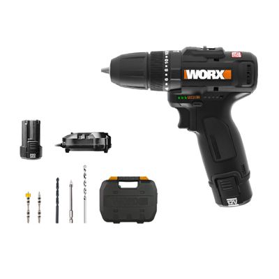 Perceuse à percussion Worx WX121 Moteur sans balais 12V 40Nm