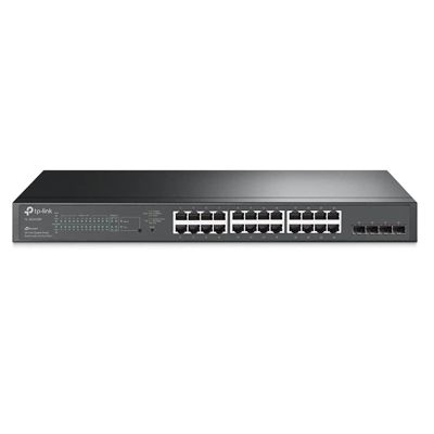 TP-Link Commutateur TL-SG2428P 24 ports Gigabit PoE+ 4 ports SFP Noir - vue 6