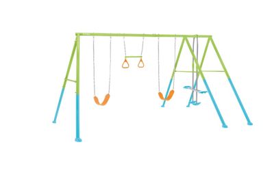 Portiques-balançoires 4 agrès 1 face à  face  2 anneaux et 2 balançoires Intex