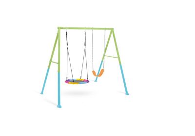 Portiques-balançoires 2 agrès 1 nid dâ€™oiseau et 1 balançoire Intex