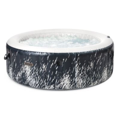 Spa gonflable PureSpa Galaxie rond Bulles avec LED 4 places / Intex