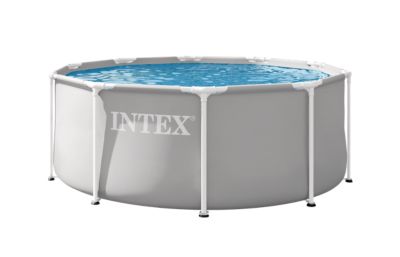Piscine tubulaire ronde Intex Prism ø3 66 x h.0 99 avec pompe - vue 1