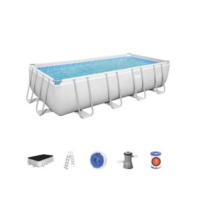 BESTWAY Piscine Rectangulaire Power Steel 488 x 244 x 122 cm - vue 5