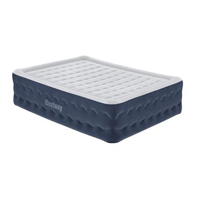 Bestway Lit gonflable 2 places TruLeisure pompe électrique intégrée 203x152x51cm
