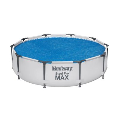 Bâche solaire BESTWAY Ronde 2. Compatible piscines 3.05m Efficacité optimale Synthétique