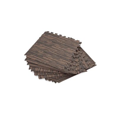Protection de sol Bestway 50 cm x 50 cm Paquet de 12 Motif bois Durable - vue 3