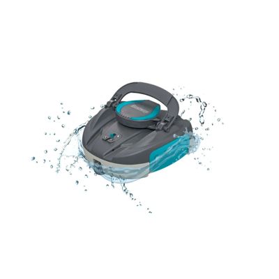 Bestway Robot piscine sans fil Agathe nettoyage fond plat 15 m² max