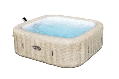 Spa gonflable BESTWAY Lay Z Spa Rome 180 airjets 201 x 201 x 71 cm 7 places Carré couverture cartouche diffuse