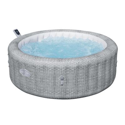 Spa gonflable BESTWAY Lay Z Spa Hawaii 140 airjets 196 x 71 cm 6 places Rond couverture cartouche diffuseur - vue 6