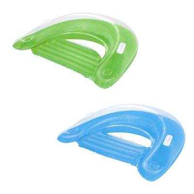 Fauteuil de piscine Lazy lounge Bestway L.152 x l.99cm vert et bleu