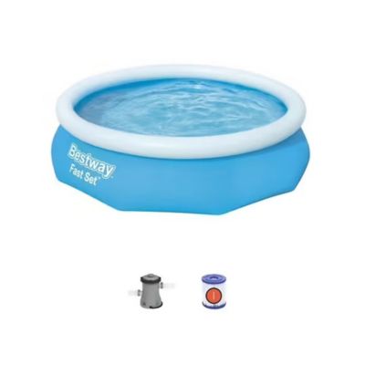 Piscine Autoportante Ronde Fast Set Diam.2.59m X H.76cm Bestway Le Kit Piscine - vue 1