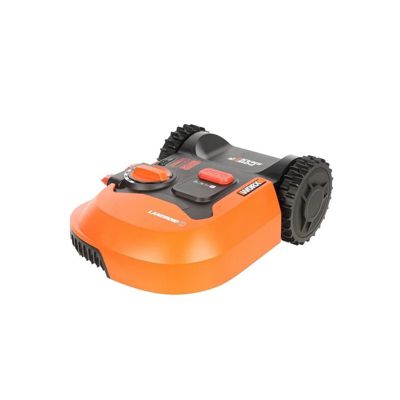 Tondeuse à gazon robot automatique Worx WR168E Landroid WiFi Bluetooth avec coupe bord à bord pour jardins jusqu'à 250 m²