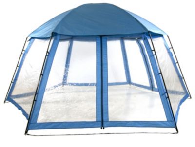 WATERCLIP Tente dôme abri de piscine et spa 5m x 4m H2.5m
