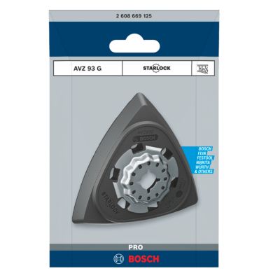 Plateau de ponçage STARLOCK AVZ 93 G pour outils fonctions 93mm BOSCH 2608000493 - vue 2