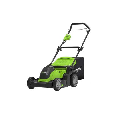 Greenworks G40LM41 Tondeuse à Gazon Sans Fil pour Pelouses Jusqu'à 500 m² Largeur de Coupe de 41 cm Sac de SANS Batterie 40V Ni Chargeur Garantie - vue 2