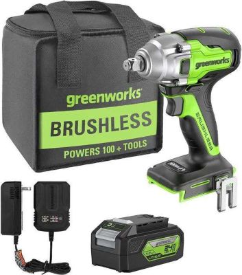 Greenworks POWERALL 24V Clé à chocs 400Nm Batterie 4Ah - vue 2