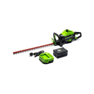 Taille haies sans fil Brushless GREENWORKS 60V Lame 66cm 1 batterie 2.0 Ah 1 Chargeur GD60HT66K2 - vue 2