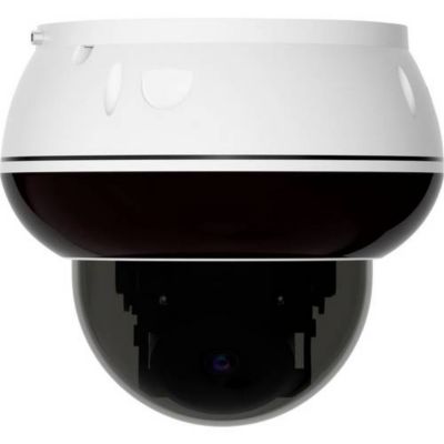 D8ET white Caméra dôme IP filaire 4K 8 MP PoE, PTZ motorisée, IK10 IP66.