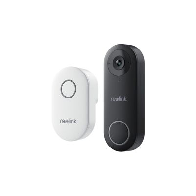 Caméra de surveillance Reolink Sonnette exterieur connectee D340W Noir