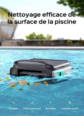Skimmer Flottant Solaire WYBOT F1 ? Robot Nettoyeur de Surface Piscine Autonome et Connecté - vue 2