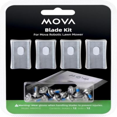 Kit de Lames de Remplacement pour Robot Tondeuse MOVA Remplacement Rapide Lame x12 Boulon x12