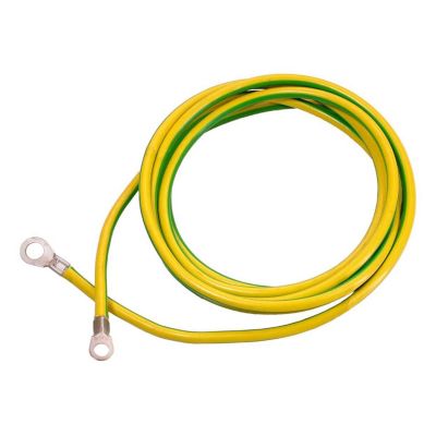 70869 Câble de mise à la terre pour usage intérieur IP 20 H07V-K 16 Vert/jaune 3 m
