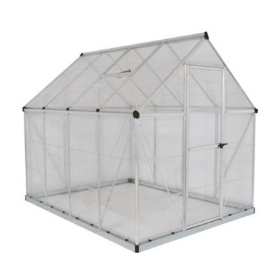 Serre Harmony Palram Canopia argent 4 4m²