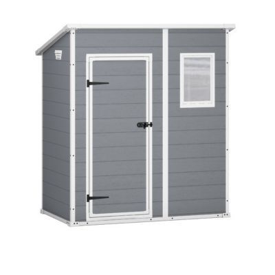 Abri de jardin résine Keter Manor Pent 64 gris 1,65m² ...