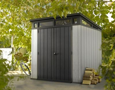 Abri de jardin ARTISAN 77 en résine - KETER - gris et noir - 4 7 m²