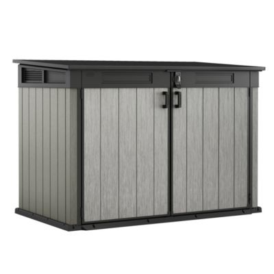 Coffre de jardin GRANDE STORE en résine - KETER - gris et noir - 2020 litres