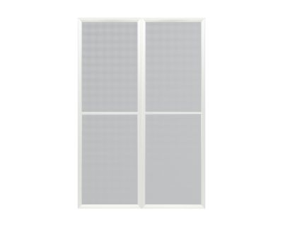 Double-porte moustiquaire blanche pour véranda Canopia