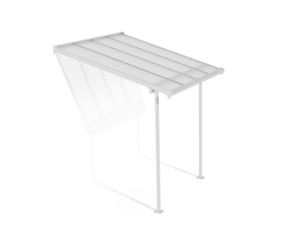 Pergola adossée Sierra Palram Canopia aluminium blanc 2.2 x 2.3 cm