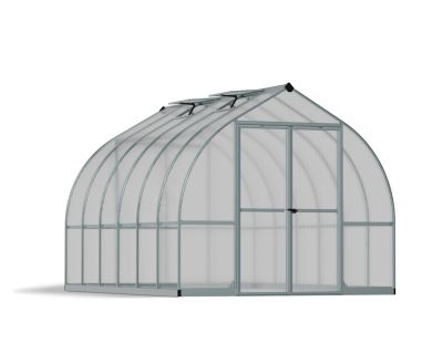 Serre en aluminium et polycarbonate Palram Canopia Bella gris 8 x 12 m