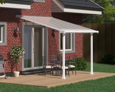 Pergola adossée Olympia 3 x 3,05m blanc