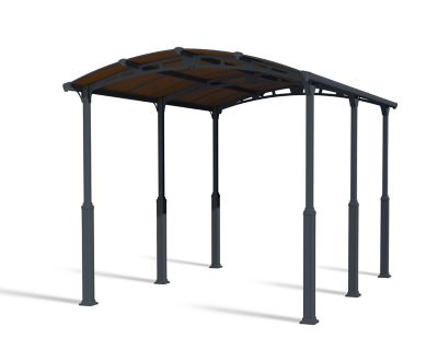 Carport en aluminium 3.59 x 5.07m Hauteur Réglable Canopia Arcadia Alpine 5000