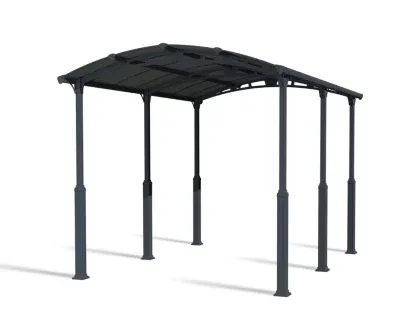 Carport en aluminium 3.59 x 5.07m Hauteur Réglable Canopia Arcadia Alpine 5000