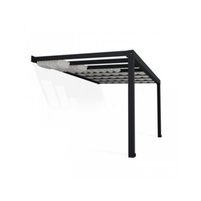 Stores de toit manuel pour pergola Stockholm Canopia 3.4 x 3.7m