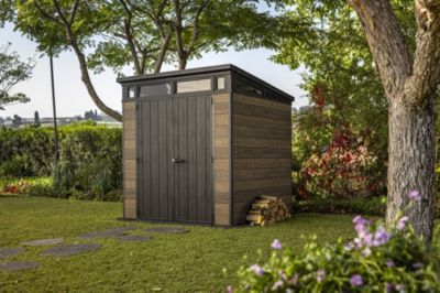Abri de jardin WALNUT Signature 117 en résine coloris noyer - 7 4 m² - KETER