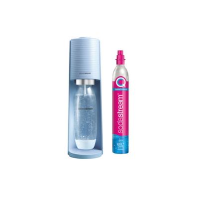 Machine à gazéifier l'eau + 1l bouteille + 1 cylindre - bleu pastel Sodastream 1012811333
