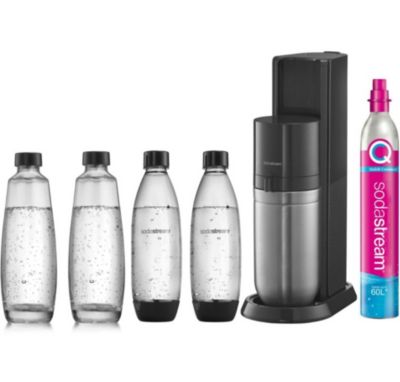 Machine à gazéifier l'eau + 2 bouteilles + 1 cylindre + 2 carafes Sodastream DUONCB