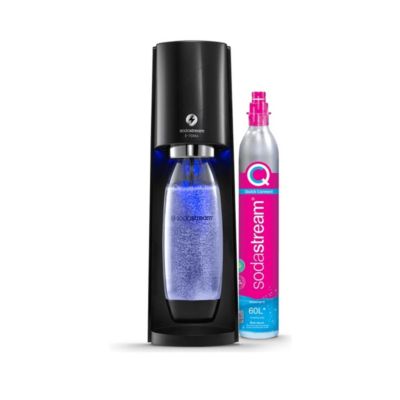Machine à gazéifier l'eau + 1 cylindre + 1 bouteille - noir Sodastream 1012911331 e-terra