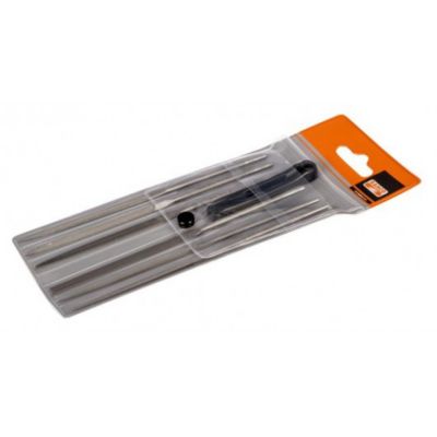 BAHCO - Jeu de limes aiguilles mi-douce, sans manche, 160 mm - 6 pcs
