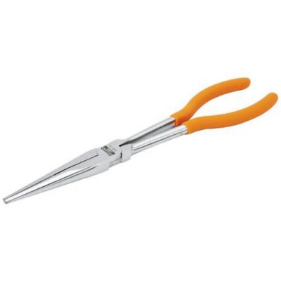 Pince plate à becs ronds 158-N, 280 mm - becs extra-longs pour précision et accès difficile