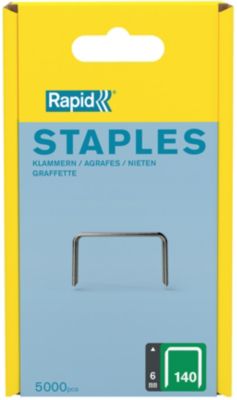 Agrafes en fil plat n° 140 6mm boîte de 5000 RAPID 40303088 - vue 2